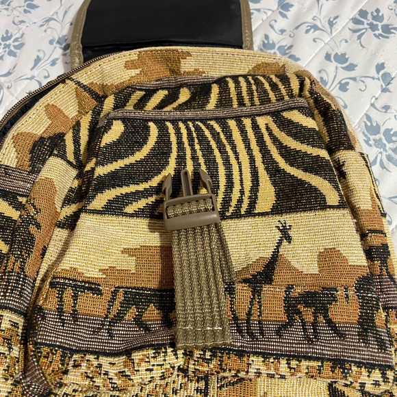 Festival Safari Print Mini Back Pack - Picture 3 of 6